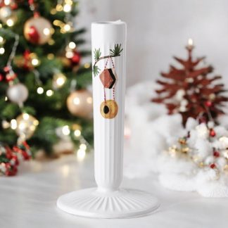 Kerzenständer Weihnachten Kähler Porzellan Hammershoi Höhe 16 cm