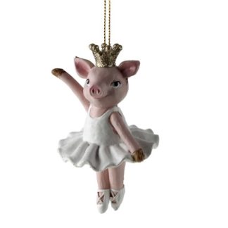 Weihnachtsbaumschmuck BALLERINA SCHWEIN Werner Voß Höhe 10 cm