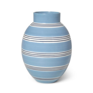Vase OMAGGIO NUOVO Kähler blau H 30 cm