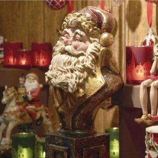 Werner Voss Weihnachtsdeko BÜSTE VINTAGE SANTA Höhe 60 cm