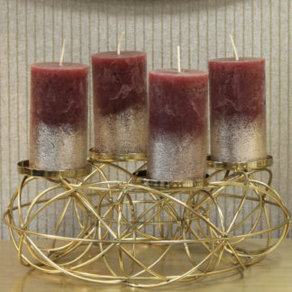 Adventskranz gold MESSINA ø 30 cm