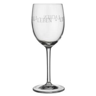 Räder Weinglas Leben Lieben Lallen H 22 cm