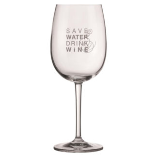 Räder Weinglas Save water drink wine H 22 cm