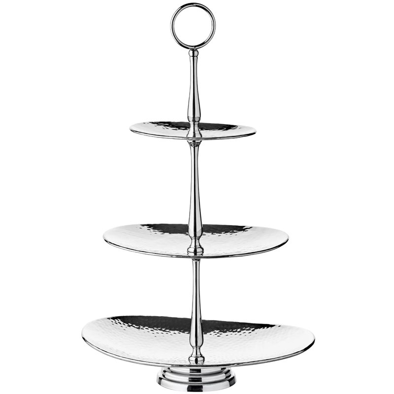 Etagere 3 stöckig GULF Edzard oval Höhe 49 cm