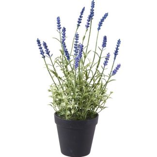 Kunstpflanze Lavendel im Topf H 37 cm