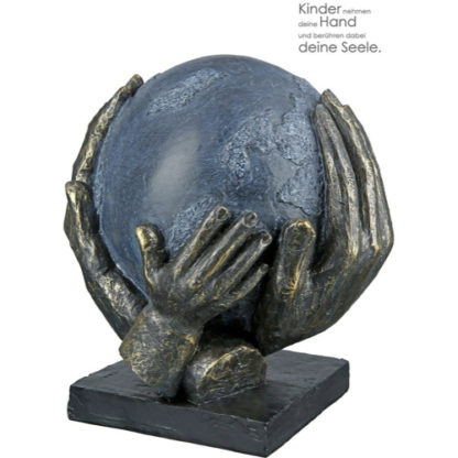 Skulptur SAVE THE WORLD Casablanca H 19 cm