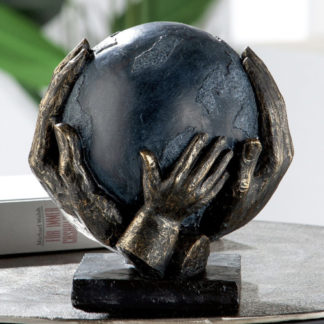 Skulptur SAVE THE WORLD Casablanca H 19 cm