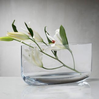 Vase NUDE GLASS BLADE Kristall klar H 20 cm