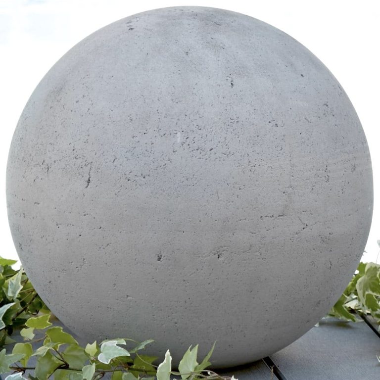 Beton Pflanzkübel rund hellgrau