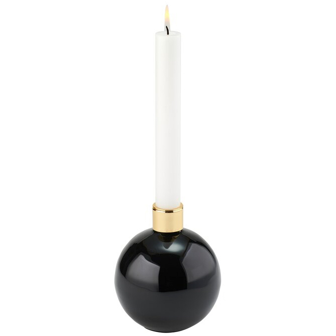 Kerzenständer | Kerzenhalter SAIGON schwarz/gold