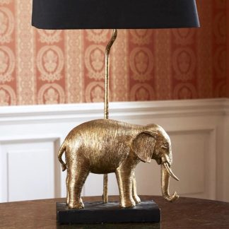 Tischlampe Elefant JUMBO gold Werner Voß Höhe 63 cm