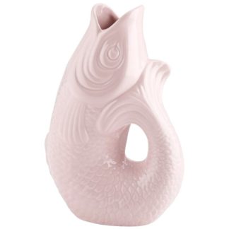 Fischvase MONSIEUR CARAFON Vase sea pink GiftCompany Höhe 31 cm