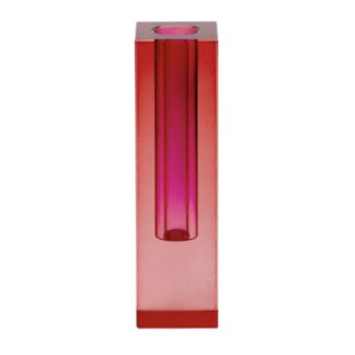 Kristallglas Vase SARI GiftCompany rot/lila