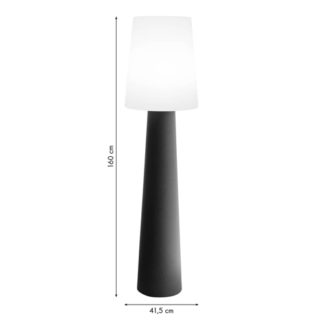 LED Stehlampe 8 seasons design No. 1 anthrazit Höhe 160 cm