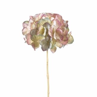 Kunstblume Seidenblume HORTENSIE lavendel H 64 cm
