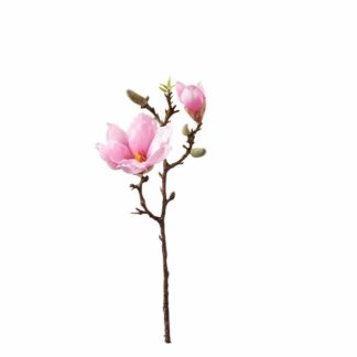 Kunstblume MAGNOLIEN ZWEIG Seide rosa H 39 cm