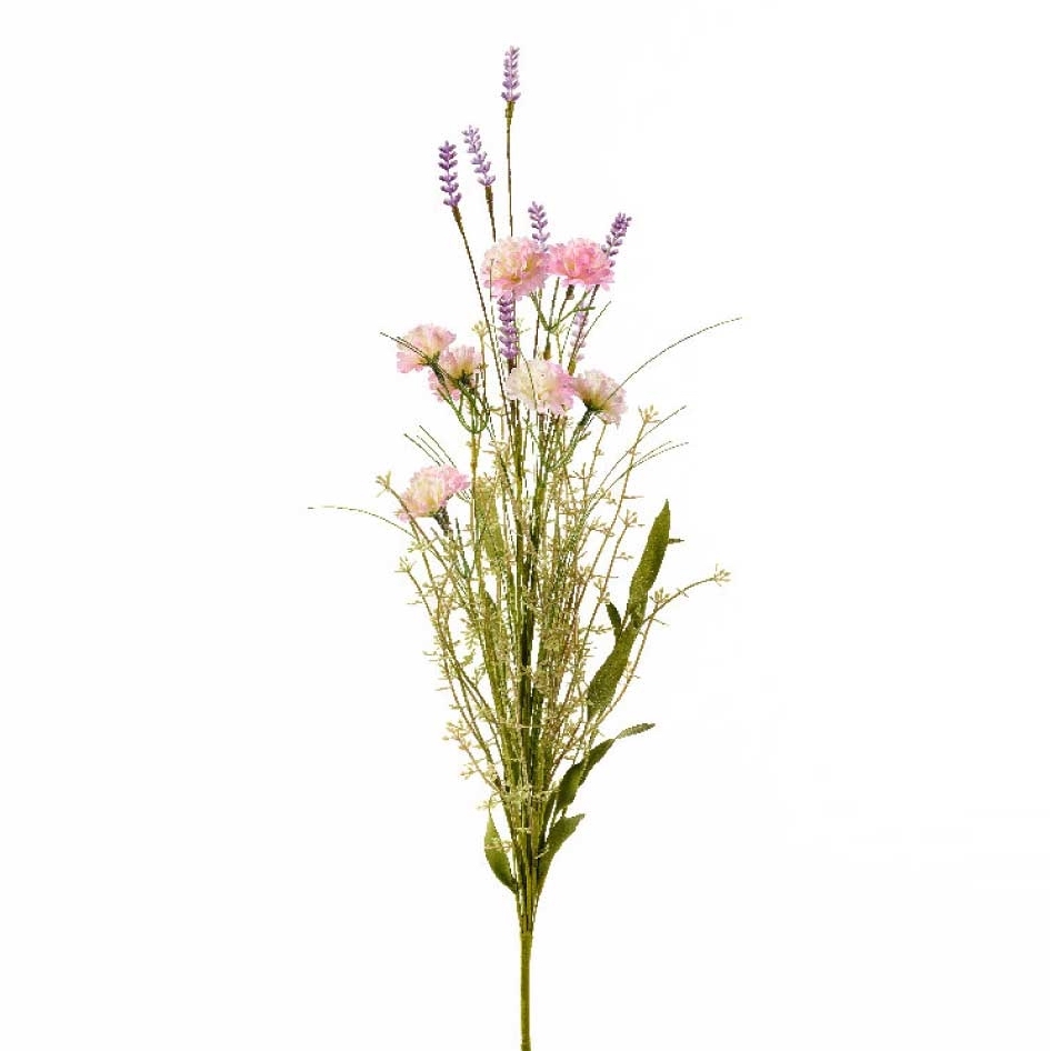 Seidenblume WIESENBLUMEN pink H 60 cm
