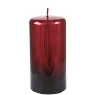 Kerze 2er Set Cylinderkerze CELLINI bordeaux-schwarz H 10 | 15 cm
