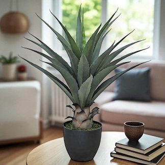 Kunstpflanze Agave im Topf Höhe 70 cm
