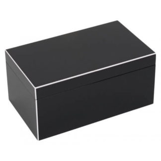 Schmuckkästchen Schmuckbox TANG GiftCompany schwarz B 28 cm