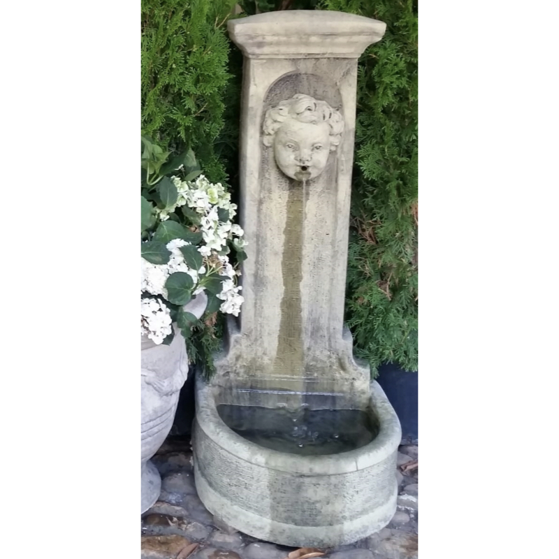 Gartenbrunnen Brunnen ENGEL H 113 cm