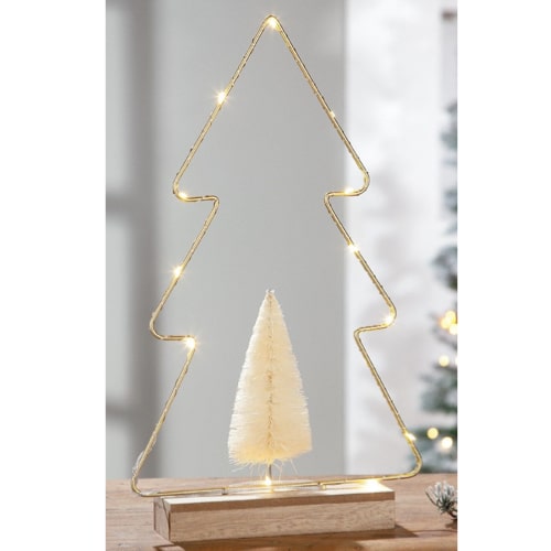 Fensterdeko Weihnachten beleuchtet LED Tannenbaum
