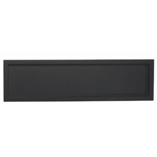 Tablett Holz | Holztablett schwarz rechteckig 32x9 cm