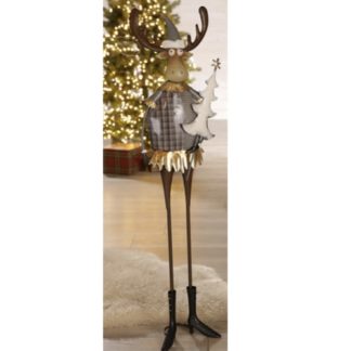 Weihnachtsfigur Rentier mit Baum Casablanca H 65 cm