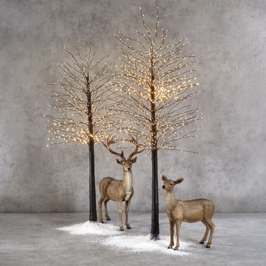 LED Weihnachtsdeko außen Baum Höhe 180 cm