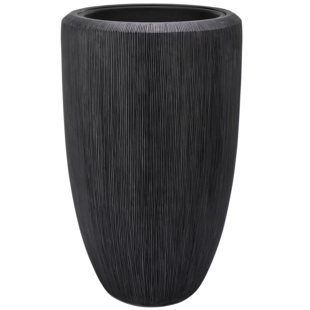 Pflanzkübel LUISA graphit Höhe 90 cm