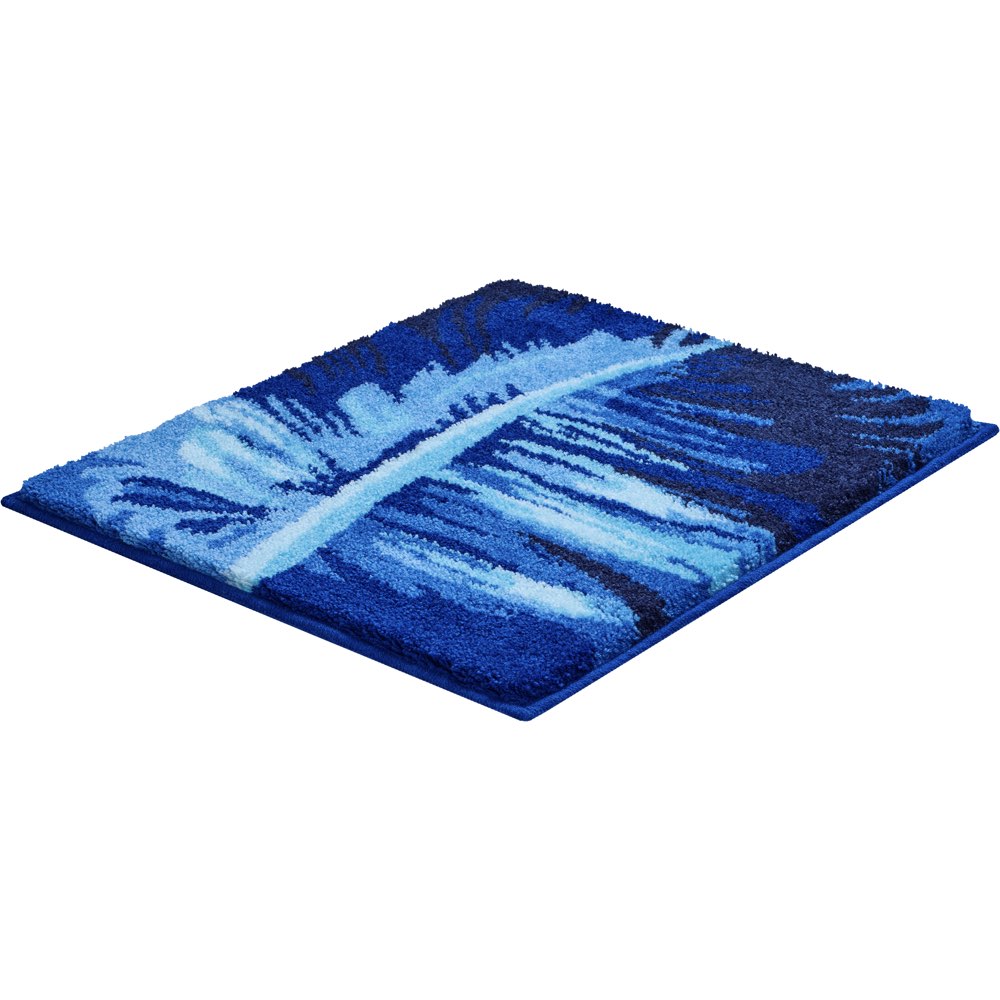 Badteppich TROPICAL blau 50 x 60 cm