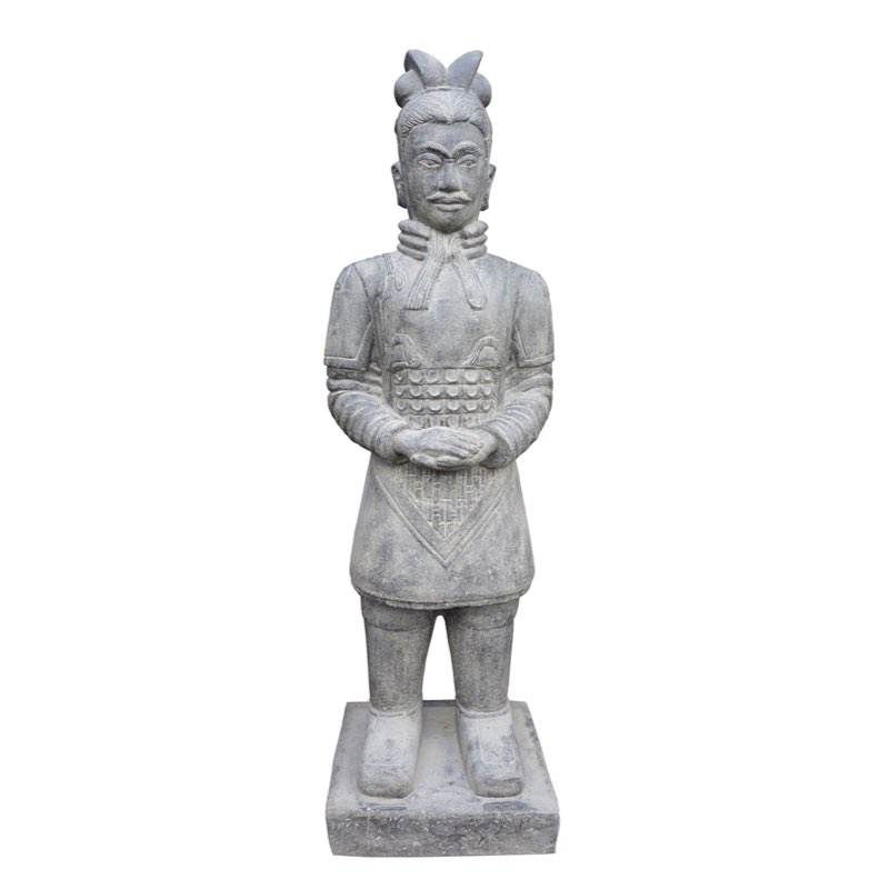 Gartenfiguren Gross Chinesische Krieger H 150 Cm