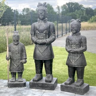 Gartenskulptur Groß Chinesischer Krieger