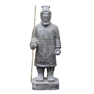 Gartenfiguren Groß Chinesische Krieger H 100 cm