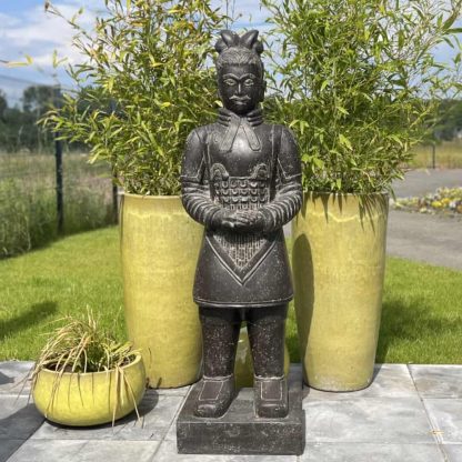 Gartenskulptur Groß Chinesischer Krieger