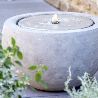 Gartenbrunnen HERAKLES betongrau ø 45 | 65 cm
