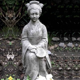 Gartenfigur Geisha H 66 cm
