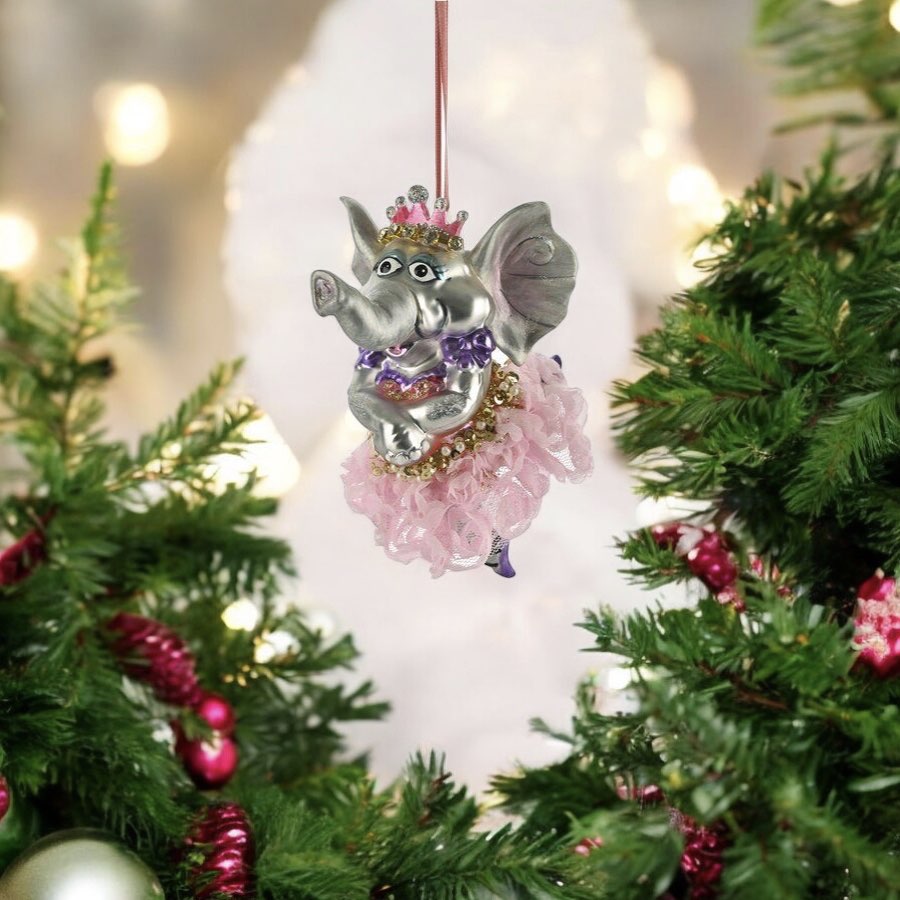 Weihnachtsbaumschmuck ELEFANT GiftCompany H 12 cm