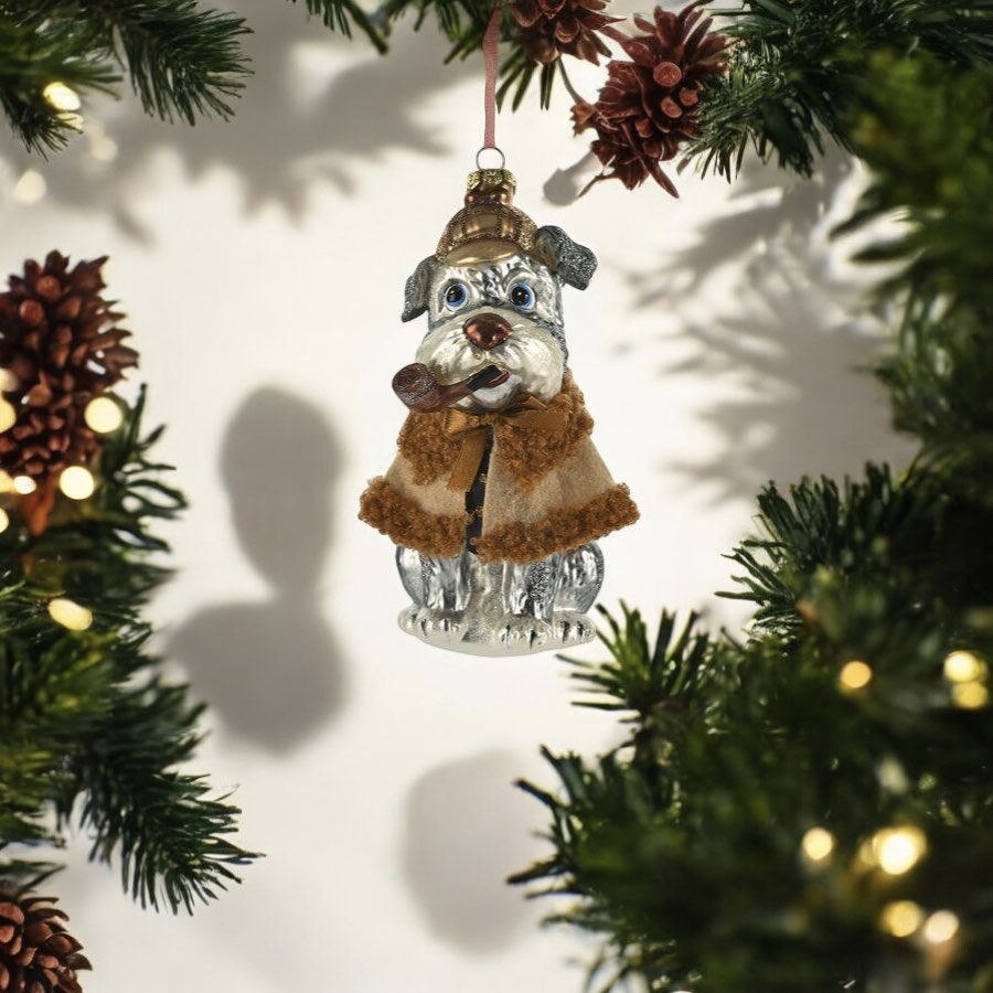 Weihnachtsbaumschmuck SCHNAUZER GiftCompany H 15 cm