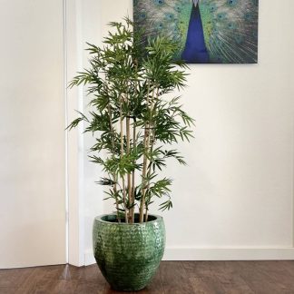 Kunstpflanze Bambus im Topf H 150 cm