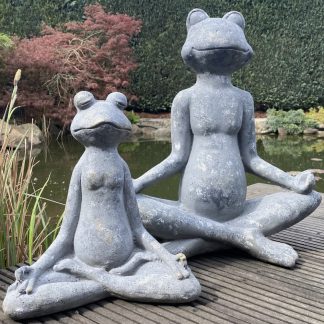 Gartenfigur Yoga Frosch Armin Casablanca Höhe 34 | 50 cm