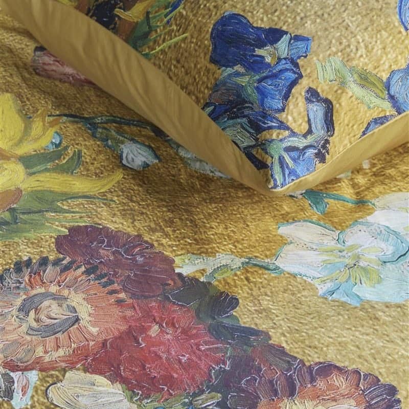Beddinghouse Bettwäsche 135x200 cm Van Gogh Museum Partout des Fleurs Gold