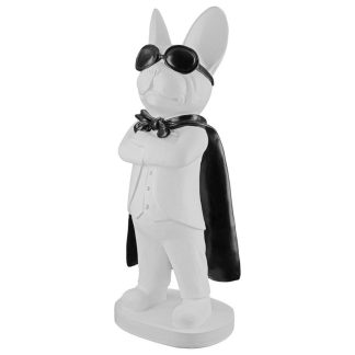 Figur HERO DOG weiß Casablanca H 33 cm