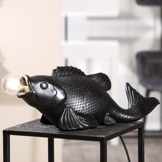 Tischlampe Fisch KOI schwarz