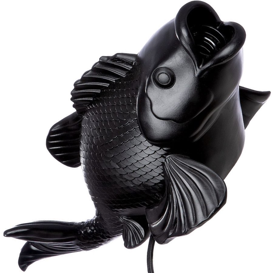 Tischlampe Fisch KOI schwarz