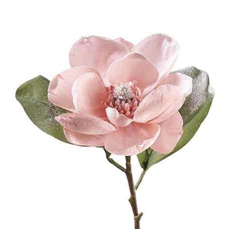 Kunstblume Dekozweig MAGNOLIE Seide rosa H 75 cm beeist
