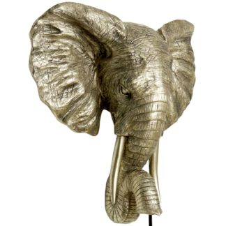 Wandleuchte Elefant ERIC gold Höhe 36 cm