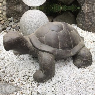 Steinfigur Garten Schildkröte Breite 62 cm