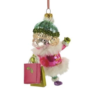 Weihnachtsbaumschmuck SCHWEINCHEN GiftCompany H 14 cm