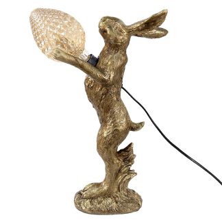 Tischlampe Hase HARALD gold Höhe 41 cm